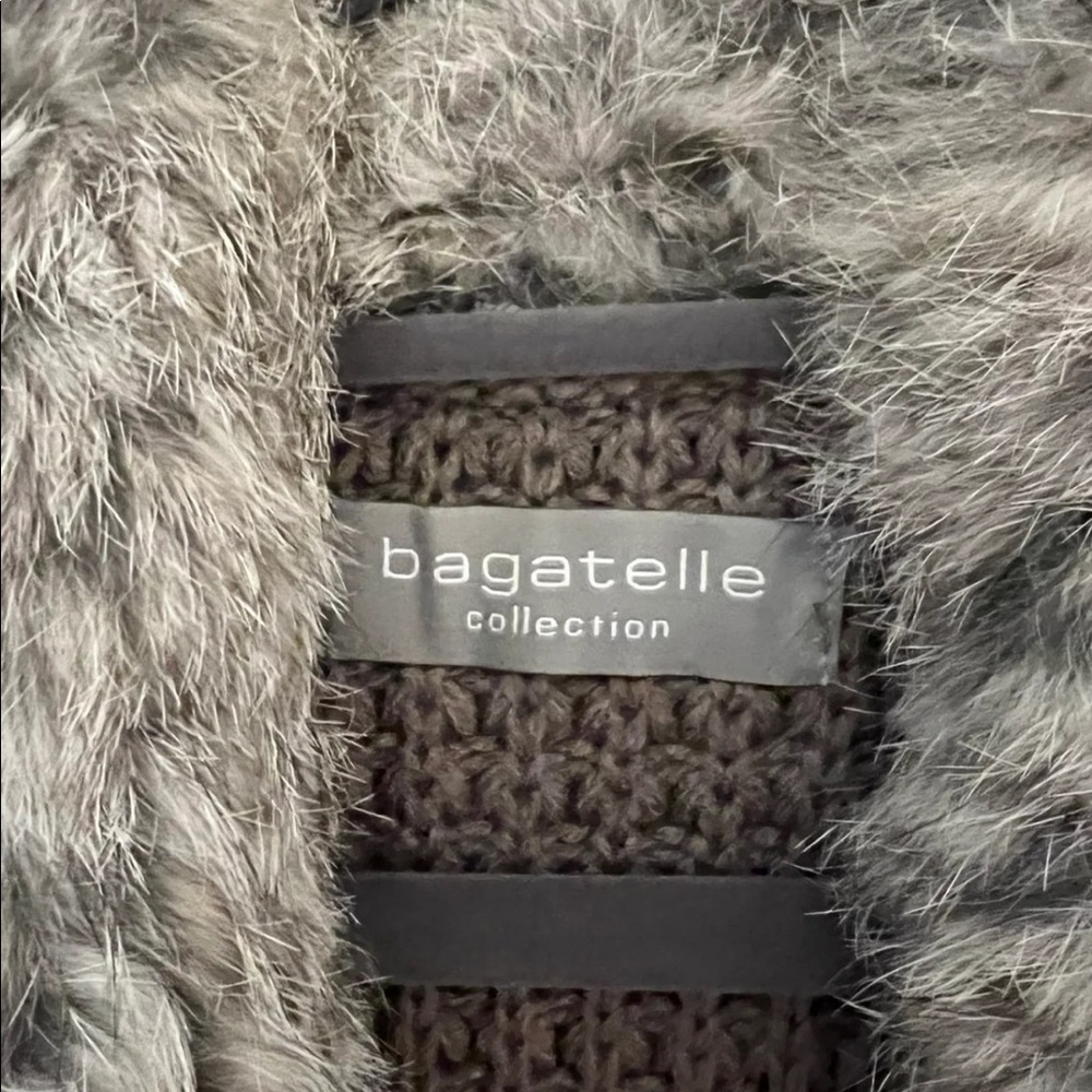 Grey Rabbit Fur Vest - Picture 4 of 5